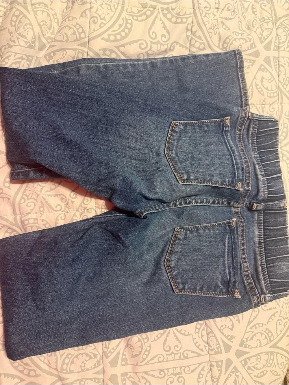 GAP Kids Dark Blue Stretch Jeans with Elastic Waist